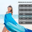 Manta playa impermeable poliéster 4 estacas viajes