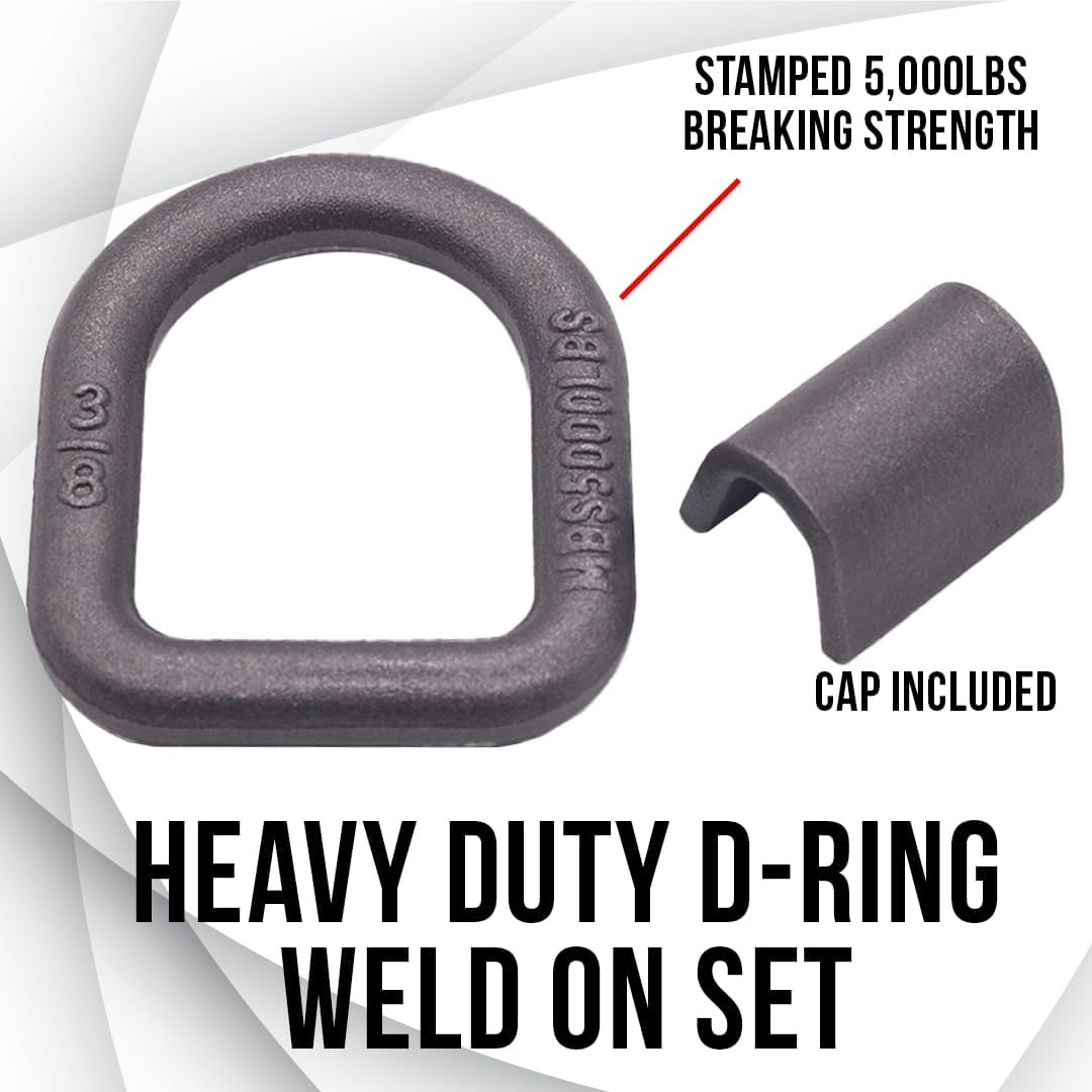 Set 12 anillos D 3/8" 5000lbs forjados camión