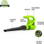 Soplador eléctrico Greenworks 7 Amp 257 KPH