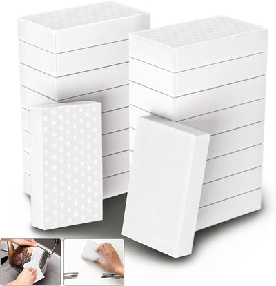 50 Esponjas Melamina Extra Gruesas para Limpieza Multiusos