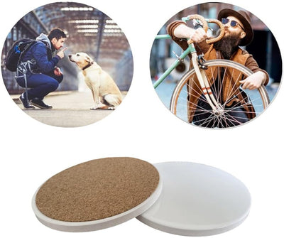 Posavasos cerámica absorbente para café y bebidas