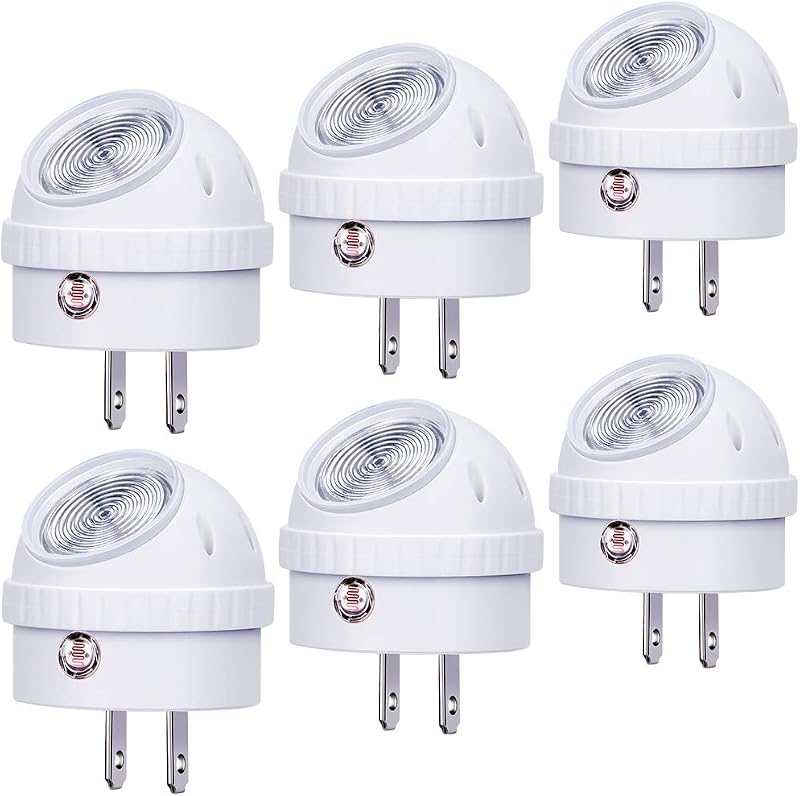 Luz nocturna LED blanca cálida con sensor dormitorio pasillo baño