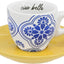 Plato cerámica café expreso 2.5oz mediterráneo