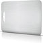 Tabla cortar acero inox 14x10pulg doble cara grado alimenticio