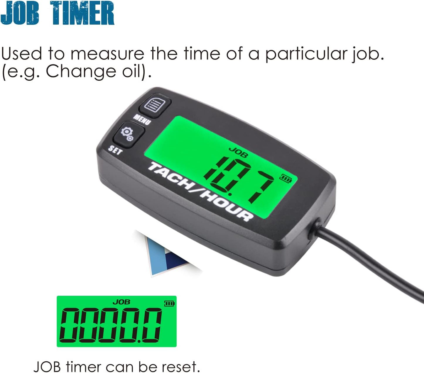 2 Medidores horas mantenimiento digital RL-HM032A