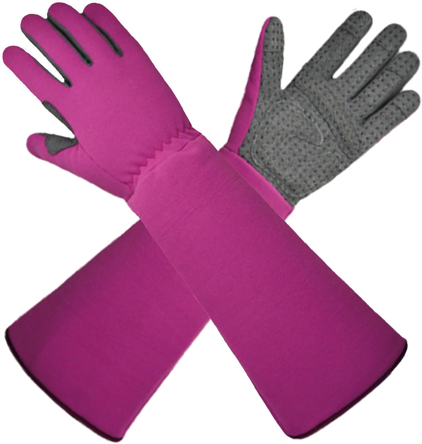 Guantes jardinería protección espinas brazo