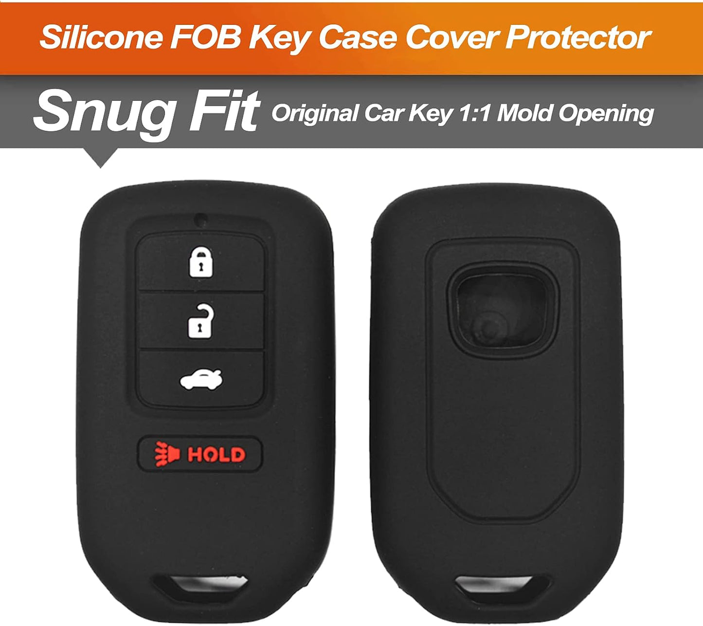 Funda llave silicona para Honda 4 botones estuche proteccion