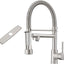 Grifo cocina con pulverizador níquel cepillado