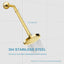 Extensión de ducha acero inox 304 color dorado 10pulg