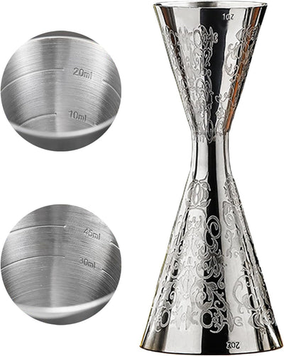 Jigger japonés acero inox 304 2/1 oz bartending