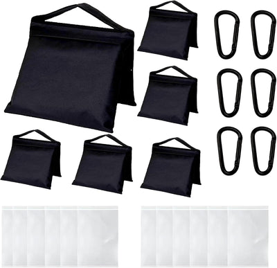 6 Sacos Arena 12 Bolsas Polietileno 6 Hebilla Soporte Fotografía