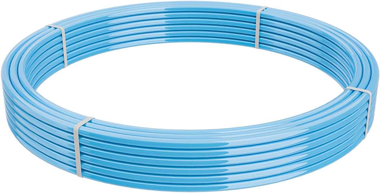 Manguera neumática PU azul 32.8ft para aire y fluidos