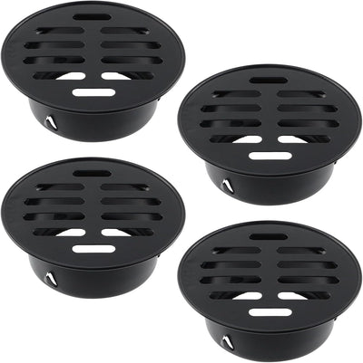Cubierta drenaje piso acero inox 2.6pulg patio 4uds