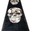 Alfombra calavera marrón y negro tamaño king 2x7.3ft
