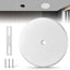 Placa techo 5pulg ajustable 1.75-3.5pulg redonda blanca