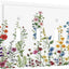 Placa interruptor 3 Gang flores silvestres coloridas