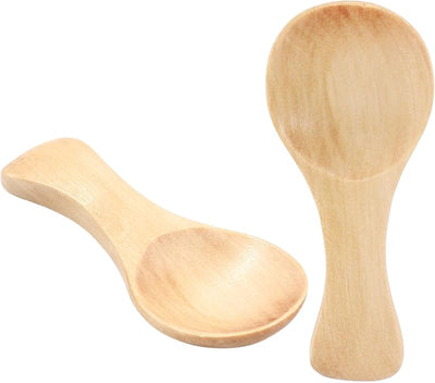 2 Cucharas Madera Accesorios Cocina Café Azúcar Sal Miel