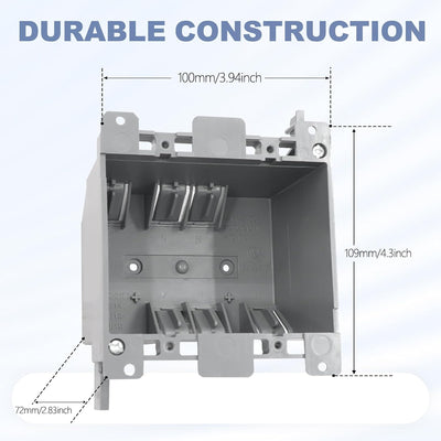 Caja eléctrica PVC 25cuft para remodelación UL