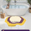 Alfombra baño microfibra antiderrap 39x55pulg verde musgo
