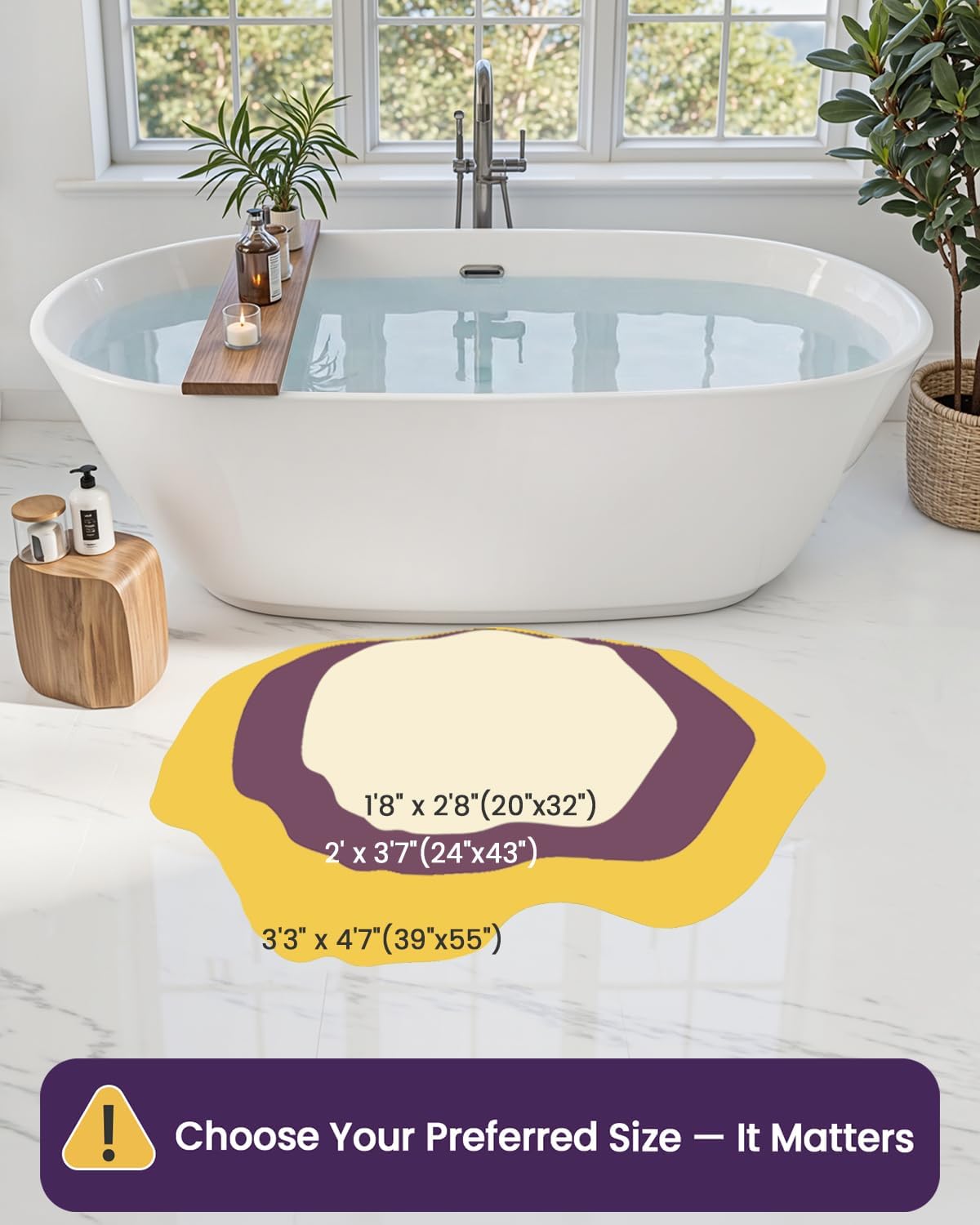 Alfombra baño microfibra antiderrap 39x55pulg verde musgo