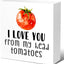 Letrero madera cocina I Love You from My Head