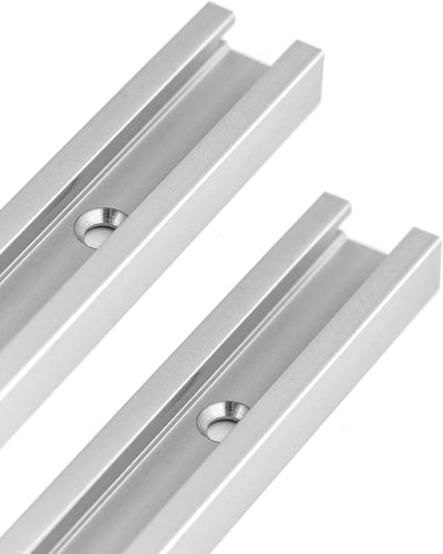 Pista en T aluminio 48pulg 8 pzas carpintería