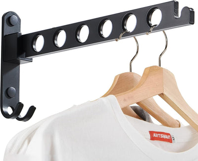 Escurridor ropa pared negro 1 pack ahorra espacio
