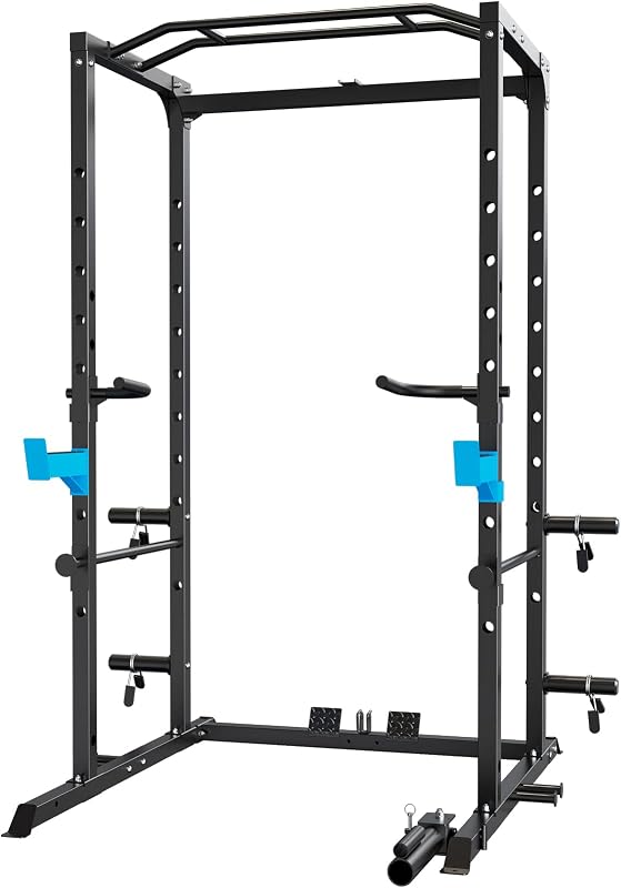 Jaula potencia estante gimnasio con ganchos asas polea