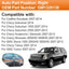 Espejo calefactable luz intermitente Chevy