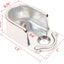 Soporte barra armario 12 pzas forma U para varilla 19mm