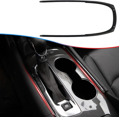 Panel cambio fibra carbono Chevy Malibu interior