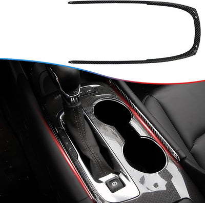 Panel cambio fibra carbono Chevy Malibu interior