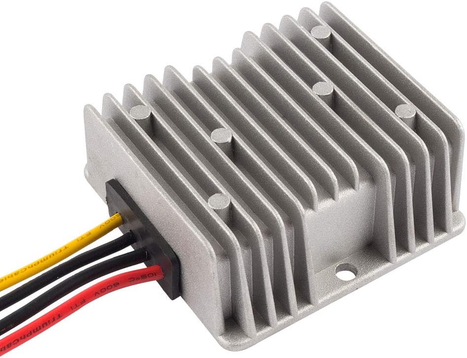 Convertidor voltaje DC12V a DC19V 6A 114W impermeable