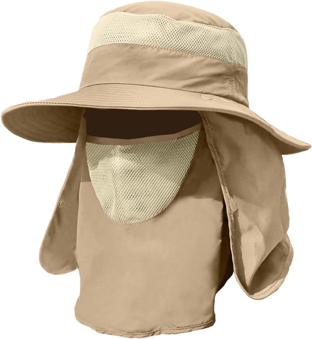 Sombrero sol hombre al aire libre UPF 50 ala ancha