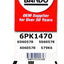 Correa Serpentina OEM 6PK1470 para Motor de Automóvil