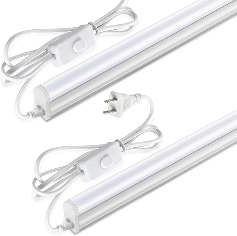 Luces LED T5 2300LM 6500K blanco frío 20W pack 2