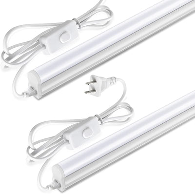 Luces LED T5 2300LM 6500K blanco frío 20W pack 2