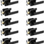 Manija puerta paso 10 Pzas negro mate reversible sin llave