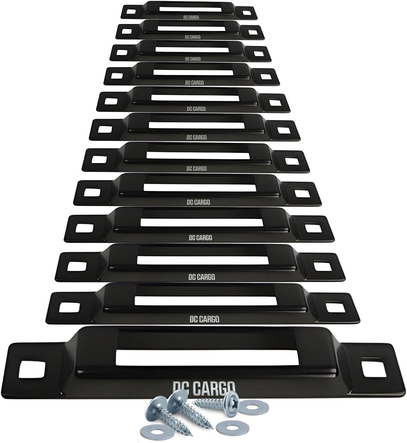 Anclaje E Track interior para correas camiones pack 12