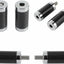 Tornillos aluminio M12x1.2 fibra carbono para barras choque