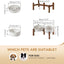 Set comederos perros cerámica 1.2 tazas soporte acacia