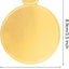 100 Pzas Bandejas Postre 3.5pulg Dorado