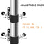 Soporte sombrilla patio ajustable metal abrazadera barandilla
