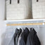 Perchas plástico transparente set 50 para armario