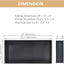 Nicho ducha negro mate 24x12" estante acero inox 304