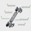 Brazo doble enchufe comp RAM DA-150PRO 5.9"