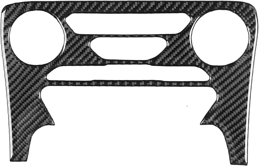 Cubierta panel central Ford Ranger XLT fibra carbono negro