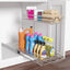 Organiz. gabinete fregadero estante deslizante 14.75x17"