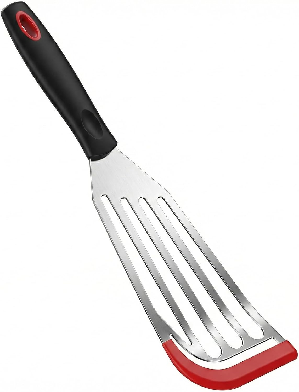 Espátula silicona para pescado flexible acero inox