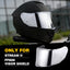 Protector visera casco motocicleta Stream II FF808 cromo